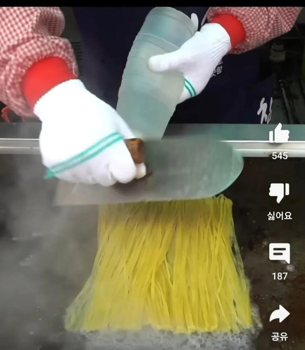 웃겨봐 33만 유투버가 올린 한국길거리음식 논란.jpg