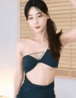 후방주의  BJ 맹이 언더붑 브라 원피스