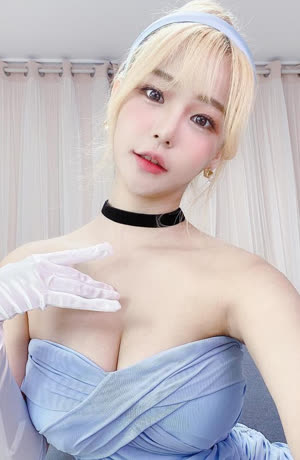 쿨섹시녀  bj 하루S2 신데렐라 팅커벨 코스프레 큰 가슴