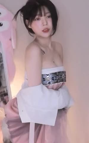 썸녀  개량한복 입은 BJ 김유디 오프솔더 가슴골