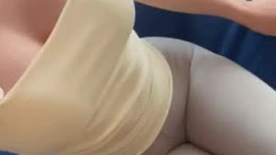 어우야  오또맘 위에서 내려다본 가슴골 레깅스 Y존