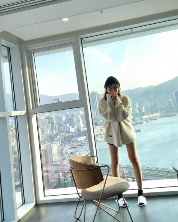 완소처자  레이싱 모델 유다연 숏컷 비키니