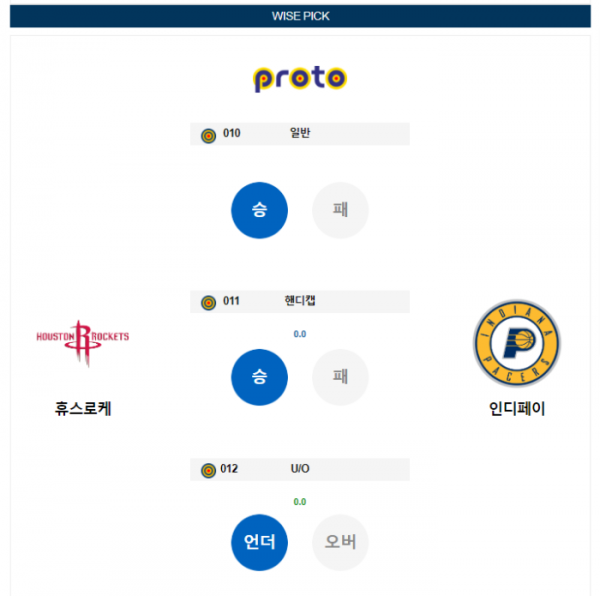 2023년 12월 27일 10시 미국 프로농구 NBA 휴스로케 vs 인디페이