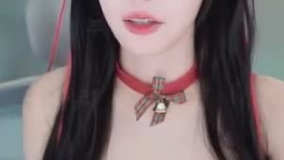 사랑스러운  수련 수련 섹시 산타복 가슴골