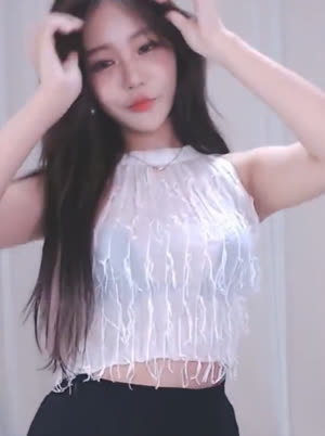 심쿵주의  BJ 하루 시스루 의상 블랙 브라 제로투