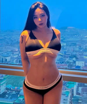 아찔한  CK 캘빈클라인 브라 팬티 레전드 육덕 언더붑