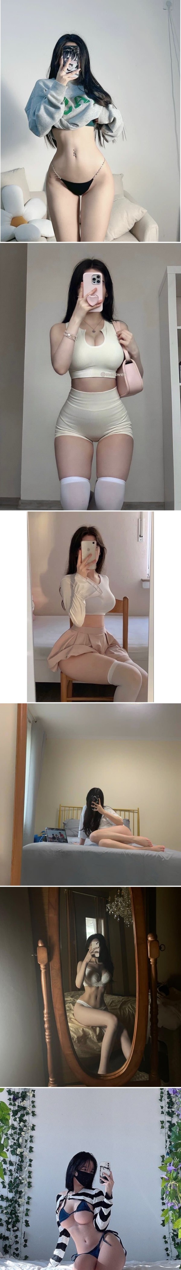 어우야  거울셀카