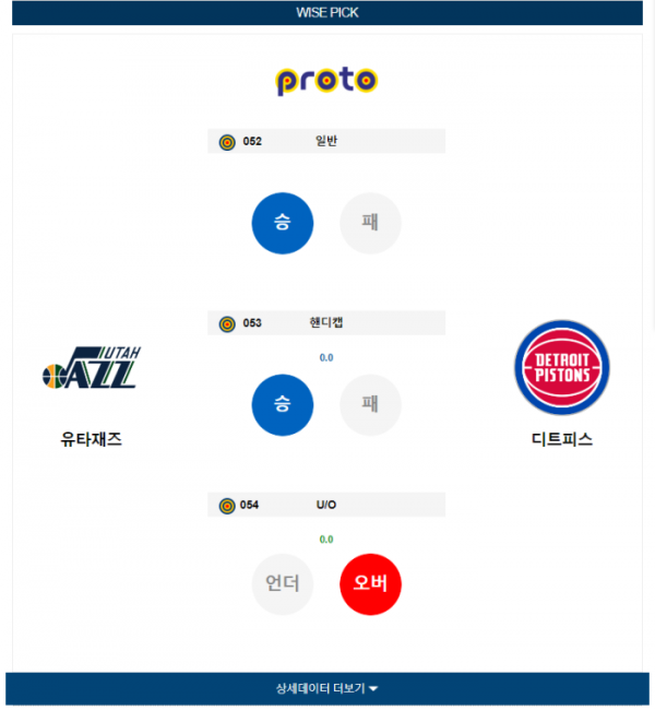 2024년 01월 04일 11시 미국 프로농구 NBA 유타재즈 vs 디트피스