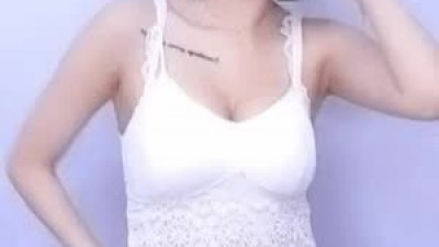 뜨거운  BJ 초아 흰 브라렛 청바지 핏