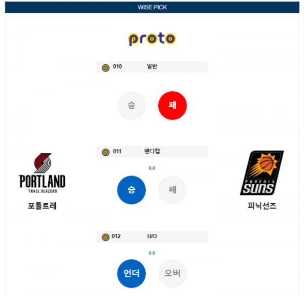 2023년 12월 20일 12시 미국 프로농구 NBA 포틀트레 vs 피닉선즈