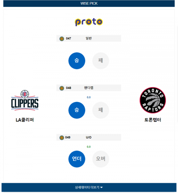 2024년 01월 11일 12시 30분 미국 프로농구 NBA LA클리퍼 vs 토론랩터