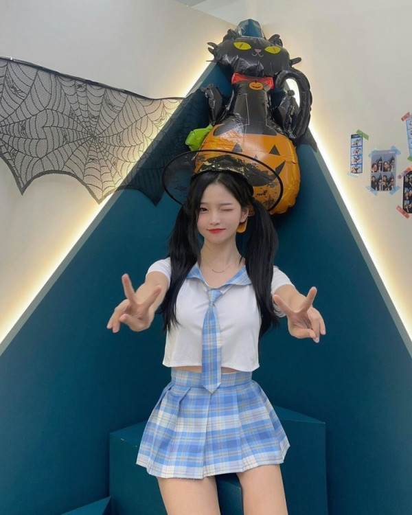 은근야한 BJ 박민정 섹시 코스튬 교복 비키니 셀카