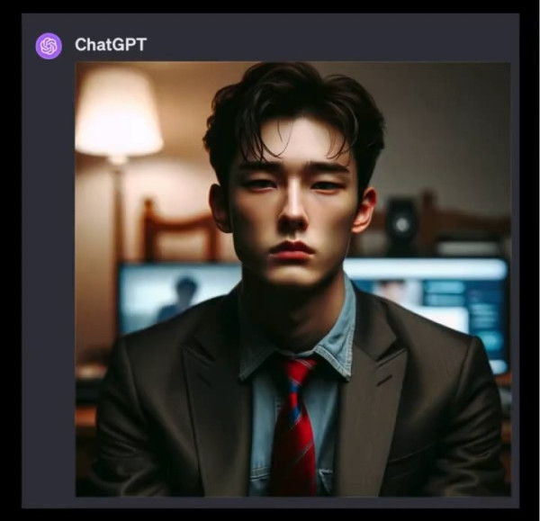 폭소일번지 챗GPT야 차가운 청년을 그려줘.jpg