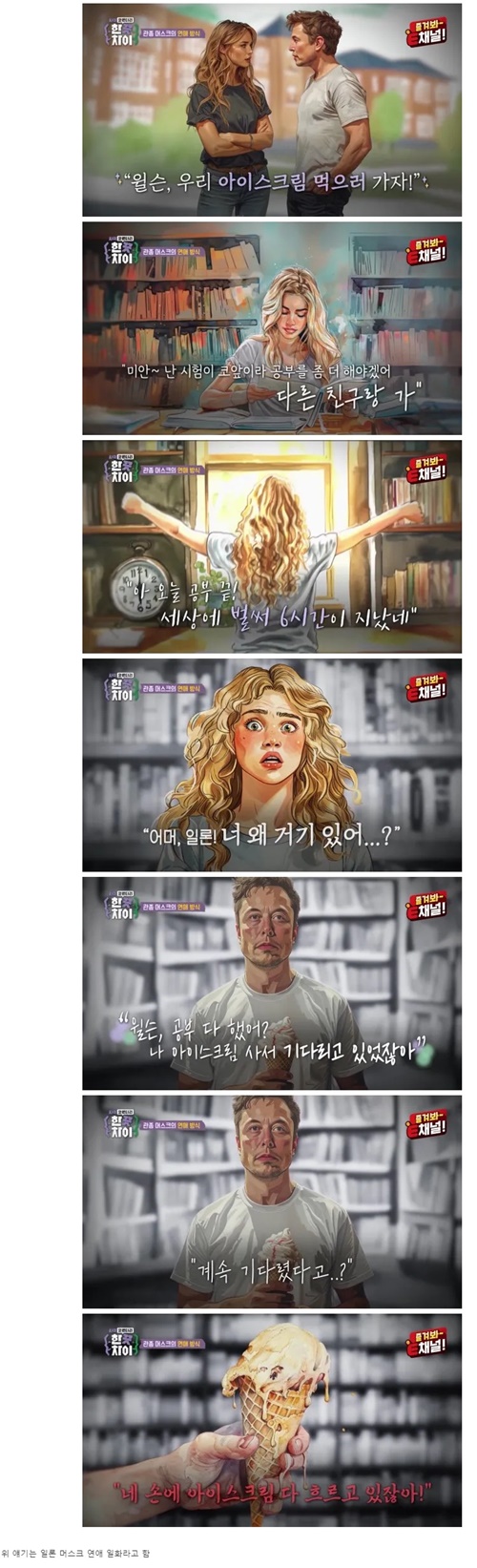 남친이 아이스크림 들고 6시간 기다리고 있었다면