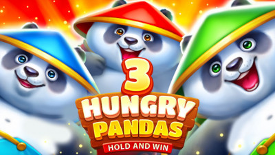3 Hungry Pandas Hold and Win