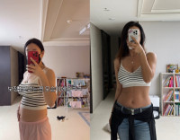 배윤정, 한 달만에 4kg 쪘다가 돌아온 몸매에 감동 몸이 돌아오고 있어요